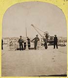 Jetty crane and stairs [stereo] | Margate History